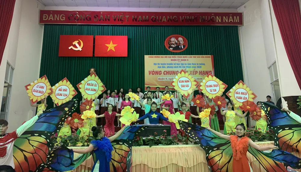 Quận 9: Đảng bộ phường Trường Thạnh giành giải Nhất hội thi Tuyên truyền về học tập và làm theo gương Bác ảnh 1