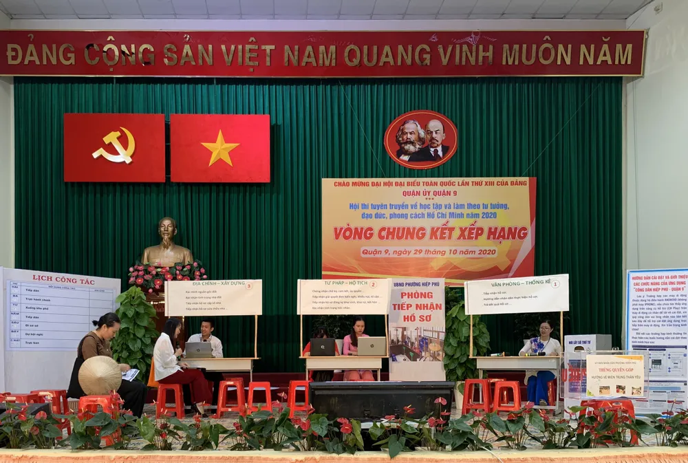 Quận 9: Đảng bộ phường Trường Thạnh giành giải Nhất hội thi Tuyên truyền về học tập và làm theo gương Bác ảnh 2