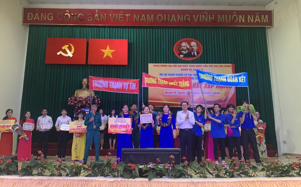 Quận 9: Đảng bộ phường Trường Thạnh giành giải Nhất hội thi Tuyên truyền về học tập và làm theo gương Bác ảnh 3