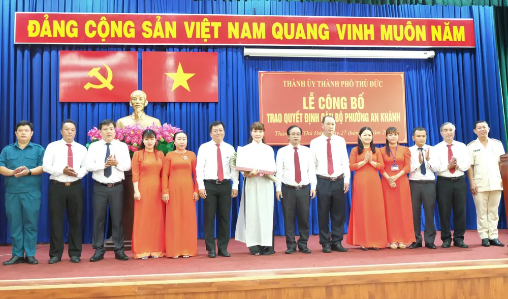 TP Thủ Đức thành lập Đảng bộ phường An Khánh và phường Thủ Thiêm sau sáp nhập ảnh 1