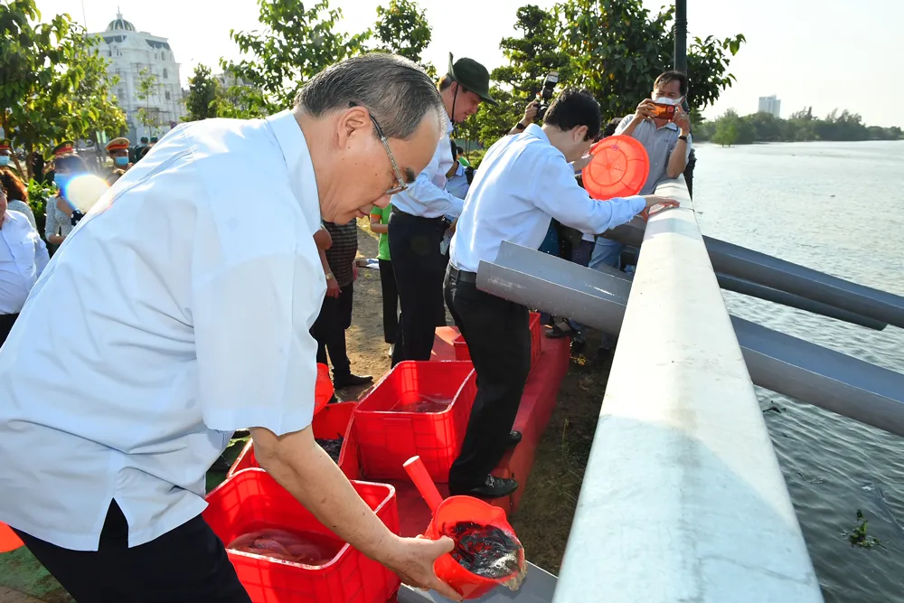 TP Thủ Đức phát động, ra quân trồng cây xanh, dọn dẹp vệ sinh môi trường ảnh 4