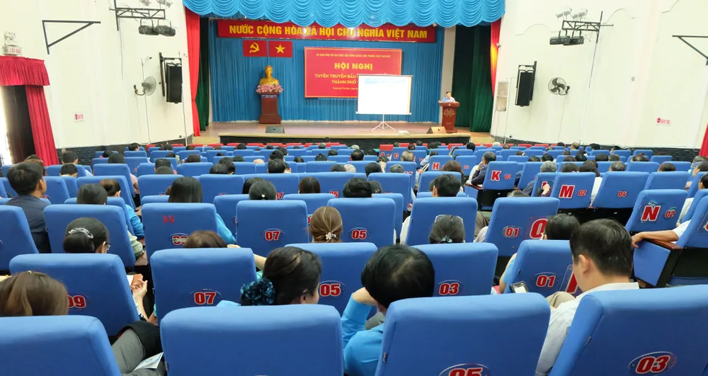 TP Thủ Đức tuyên truyền bầu cử cho cán bộ, công chức, viên chức  ảnh 2