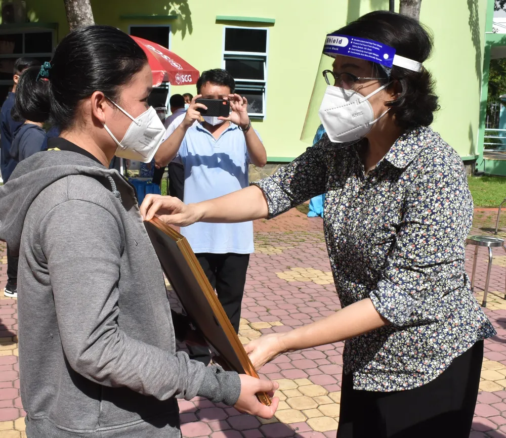 TPHCM đón 91 tình nguyện viên tôn giáo hoàn thành nhiệm vụ chống dịch Covid-19 ảnh 2