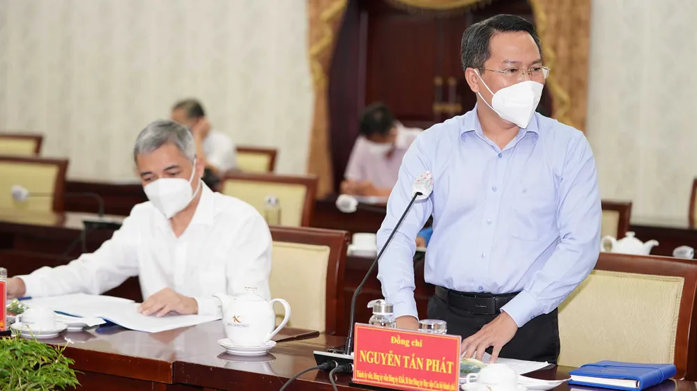 Đảng ủy Khối Dân - Chính - Đảng TPHCM cần tăng tốc hoàn thành nhiệm vụ trong giai đoạn “bình thường mới” của thành phố  ​ ảnh 4