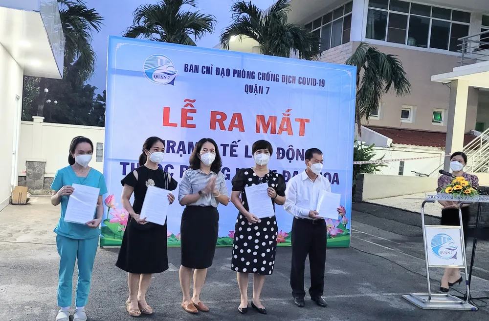 Quận 7 ra mắt 4 trạm y tế lưu động tại các cơ sở y tế tư nhân ảnh 2
