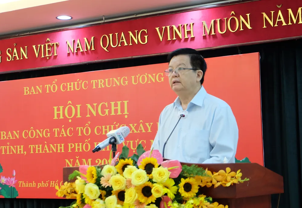 Giao ban công tác tổ chức xây dựng Đảng 21 tỉnh, thành phố khu vực phía Nam năm 2022  ​ ảnh 1