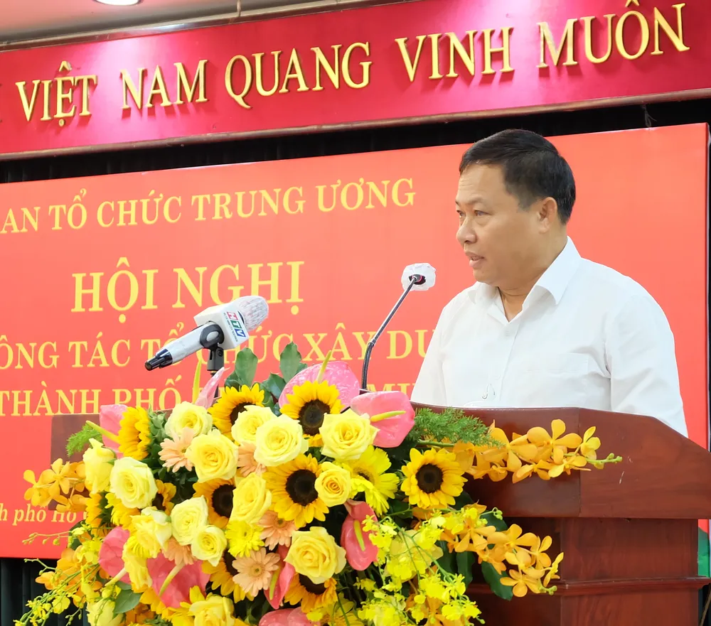 Giao ban công tác tổ chức xây dựng Đảng 21 tỉnh, thành phố khu vực phía Nam năm 2022  ​ ảnh 4