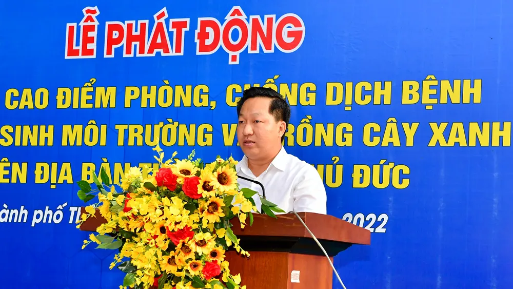 TP Thủ Đức phát động tháng cao điểm phòng chống dịch bệnh, bảo vệ môi trường ảnh 1