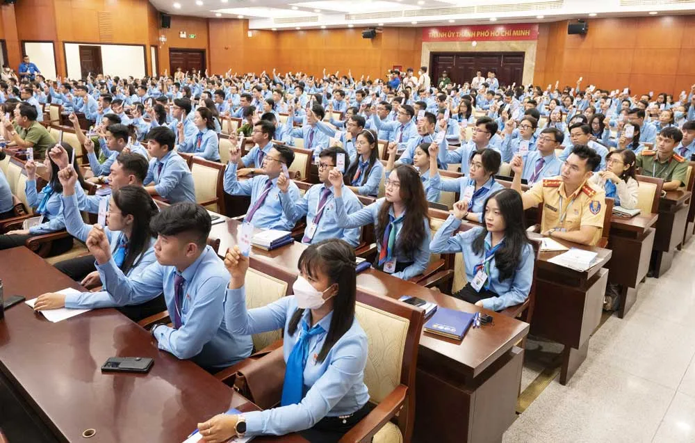 Khai mạc Đại hội Đoàn TNCS Hồ Chí Minh TPHCM ảnh 6