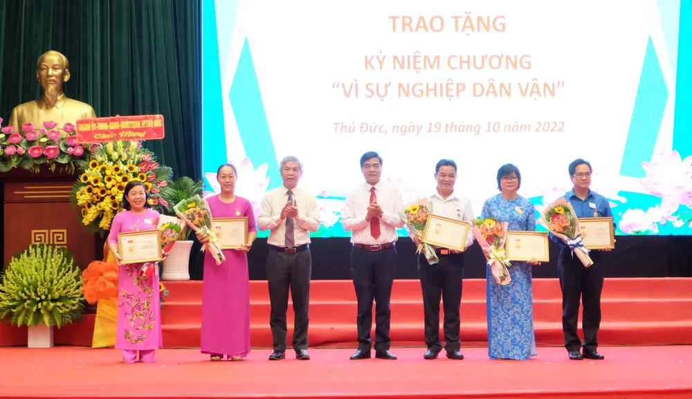  TP Thủ Đức tuyên dương 202 tập thể, cá nhân điển hình “Dân vận khéo” ảnh 1