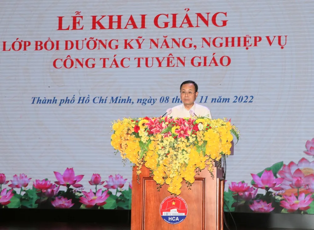 TPHCM: Bồi dưỡng kỹ năng, nghiệp vụ công tác tuyên giáo cho hơn 420 học viên ảnh 1