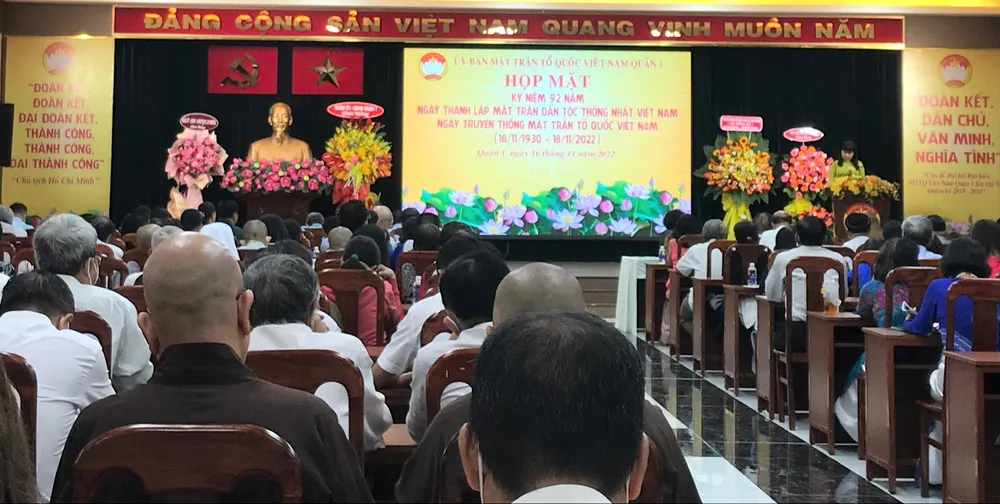 Quận 1 thi đua đoàn kết sáng tạo cùng hành động vì quận an toàn, văn minh, phát triển, nghĩa tình ảnh 1