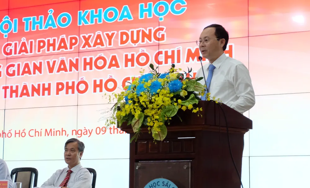 Phó Bí Thư Thành ủy TPHCM Nguyễn Văn Hiếu: Xây dựng Không gian văn hoá Hồ Chí Minh cần đi vào chiều sâu ảnh 3