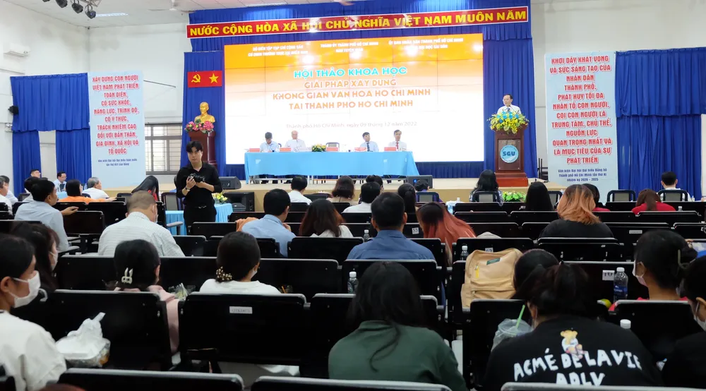 Phó Bí Thư Thành ủy TPHCM Nguyễn Văn Hiếu: Xây dựng Không gian văn hoá Hồ Chí Minh cần đi vào chiều sâu ảnh 4