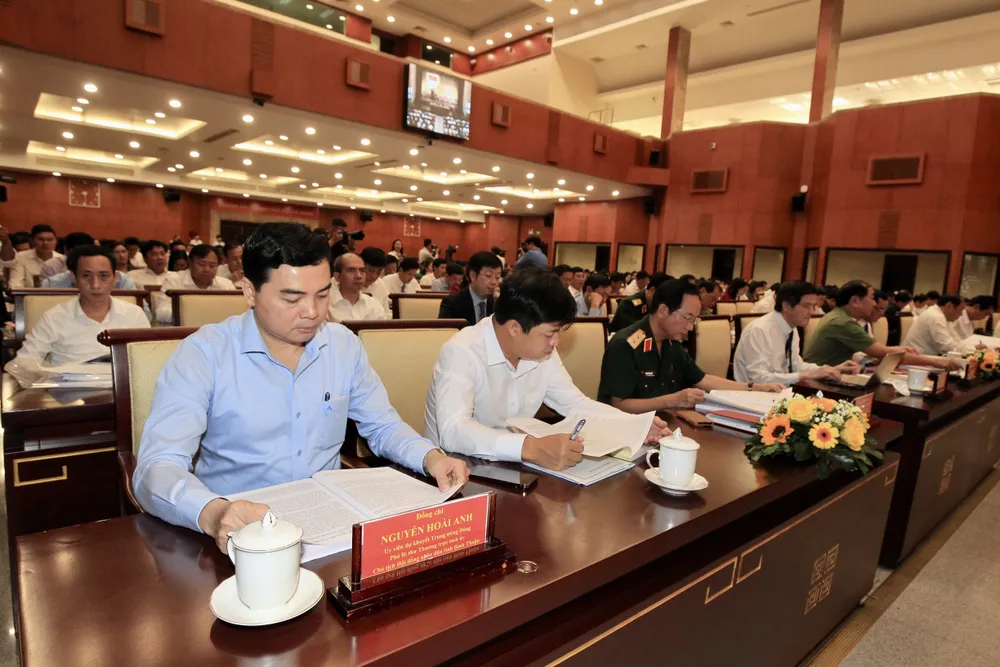 Các đại biểu tham dự hội nghị. Ảnh: DŨNG PHƯƠNG