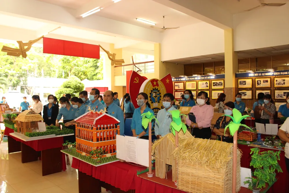 Một góc Không gian văn hóa Hồ Chí Minh tại Liên đoàn Lao động TP Thủ Đức