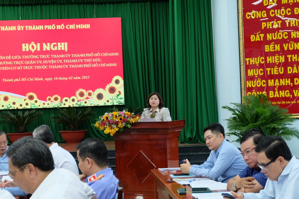 Trưởng Phòng Nội vụ huyện Củ Chi Trần Thị Ngọc Dung chia sẻ cách làm hay trong phòng ngừa tham nhũng, tiêu cực ở lĩnh vực đất đai