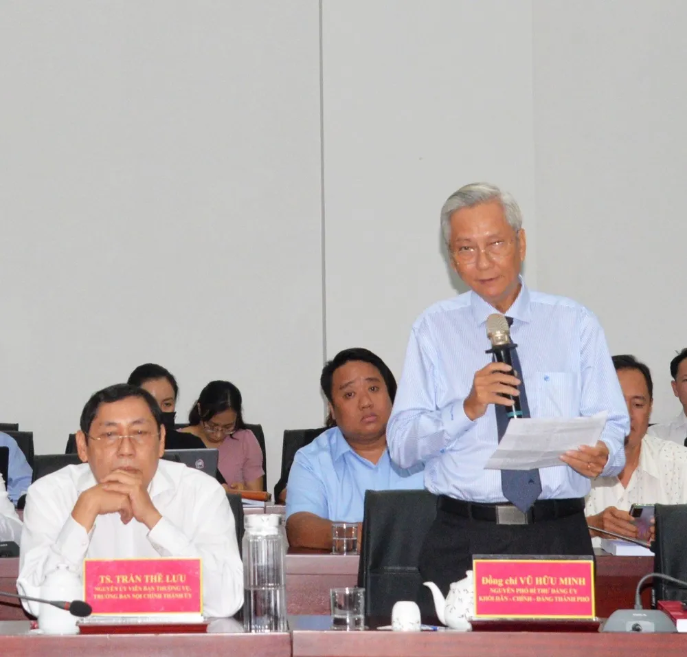 Nguyên Phó Bí thư Đảng ủy Khối Dân – Chính - Đảng TPHCM Vũ Hữu Minh