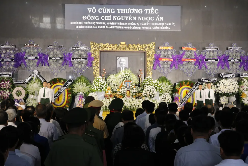 Lễ truy điệu đồng chí Nguyễn Ngọc Ẩn