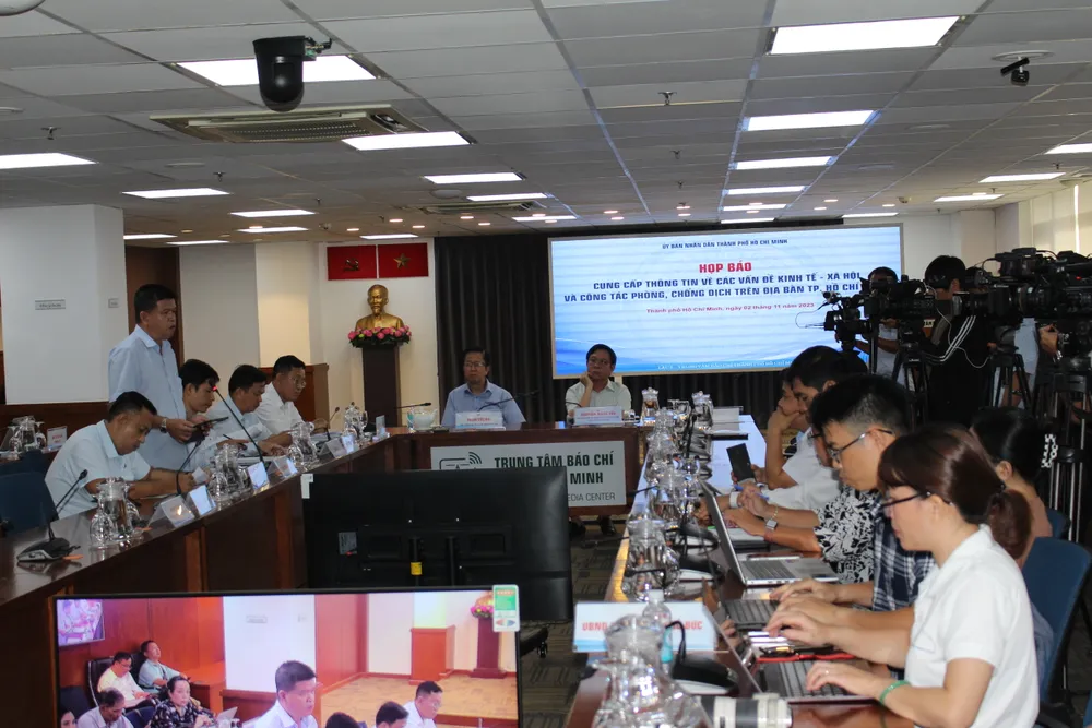 Quang cảnh họp báo