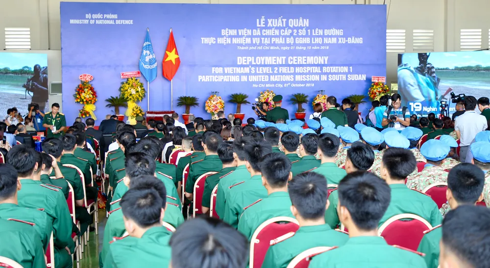 Bệnh viện dã chiến cấp 2.1 xuất quân lên đường tới Nam Sudan ảnh 2