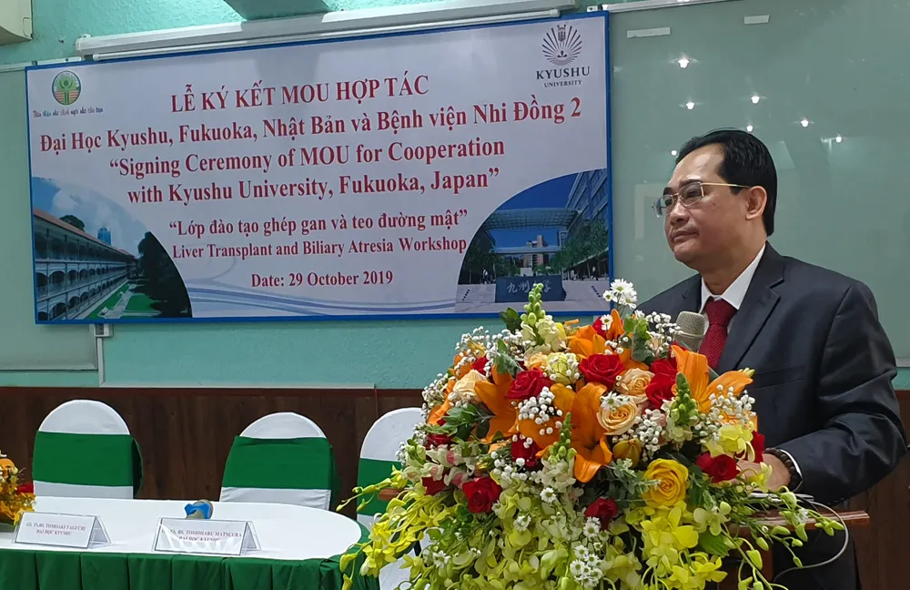 Nhật Bản hỗ trợ Bệnh viện Nhi đồng 2 tổ chức đào tạo ghép gan ảnh 1