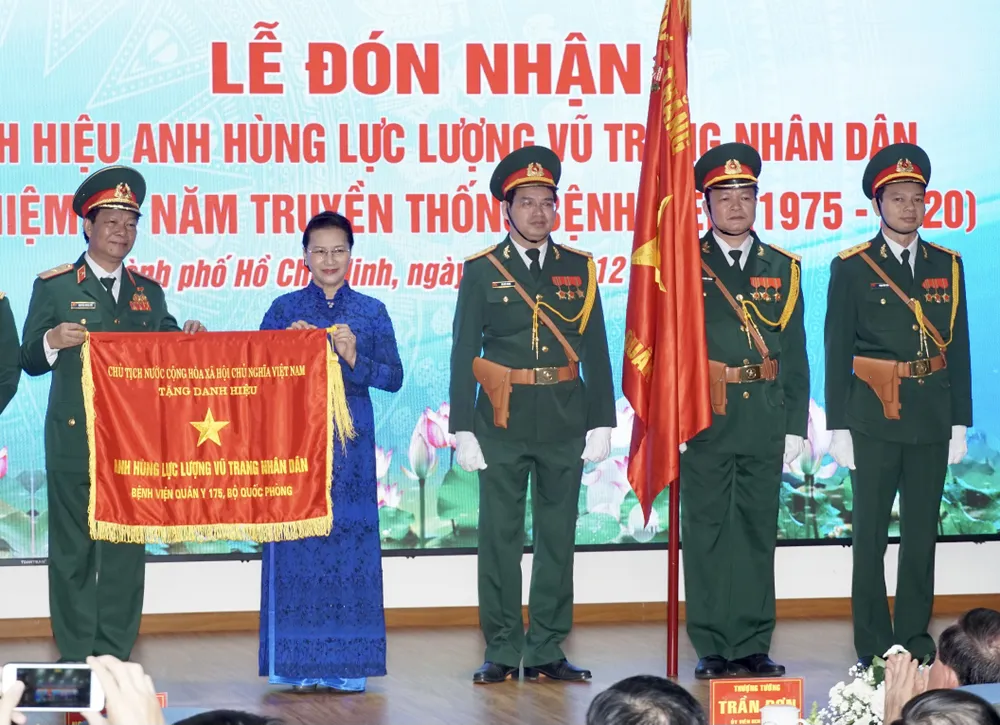 Bệnh viện Quân y 175 đón nhận danh hiệu Anh hùng Lực lượng vũ trang nhân dân ảnh 6