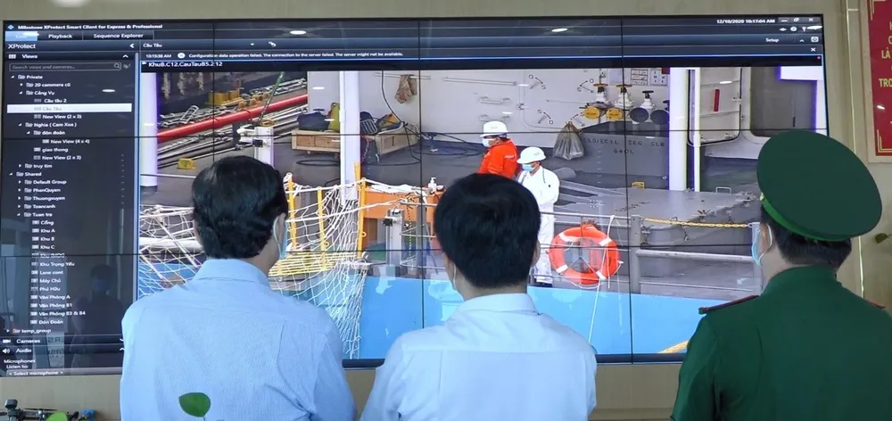 Đoàn kiểm tra giám sát công tác phòng chống dịch tại cảng biển Cát Lái 