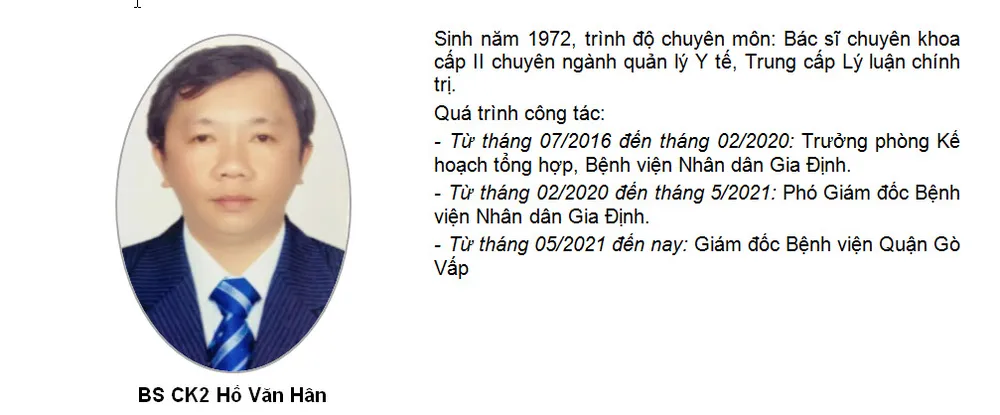 3 ứng viên tiếp cận chức danh Giám đốc Bệnh viện Mắt TPHCM ảnh 3