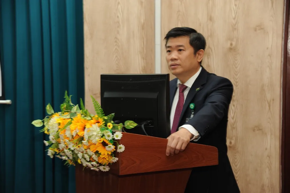 PGS-TS Nguyễn Thanh Hiệp, Hiệu trưởng Trường Đại học Y khoa Phạm Ngọc Thạch phát biểu tại hội thảo
