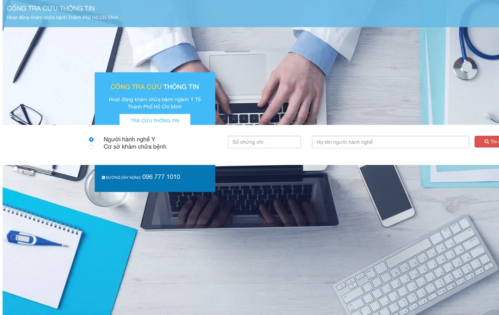 Đăng ký hành nghề khám chữa bệnh chỉ bằng cú click chuột