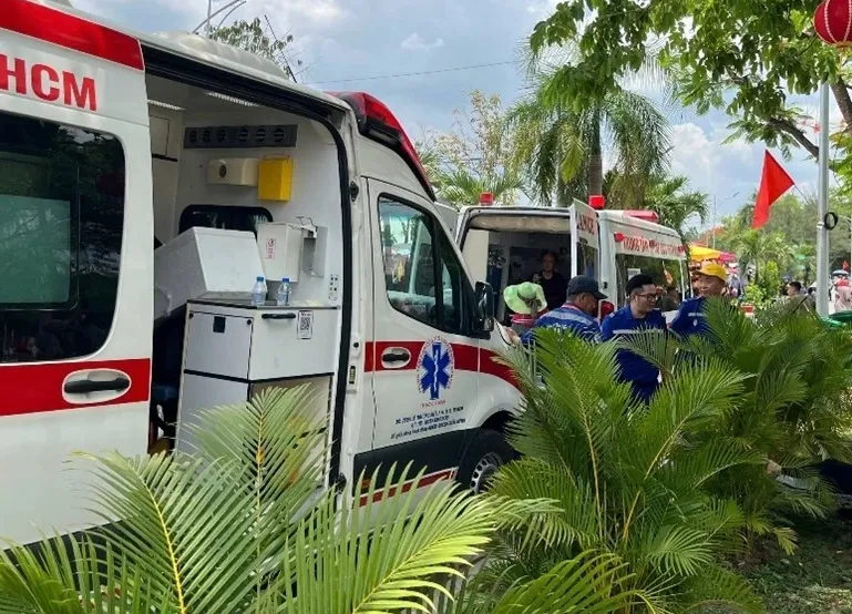 Lực lượng y tế đảm bảo thường trực trong những ngày diễn ra bầu cử