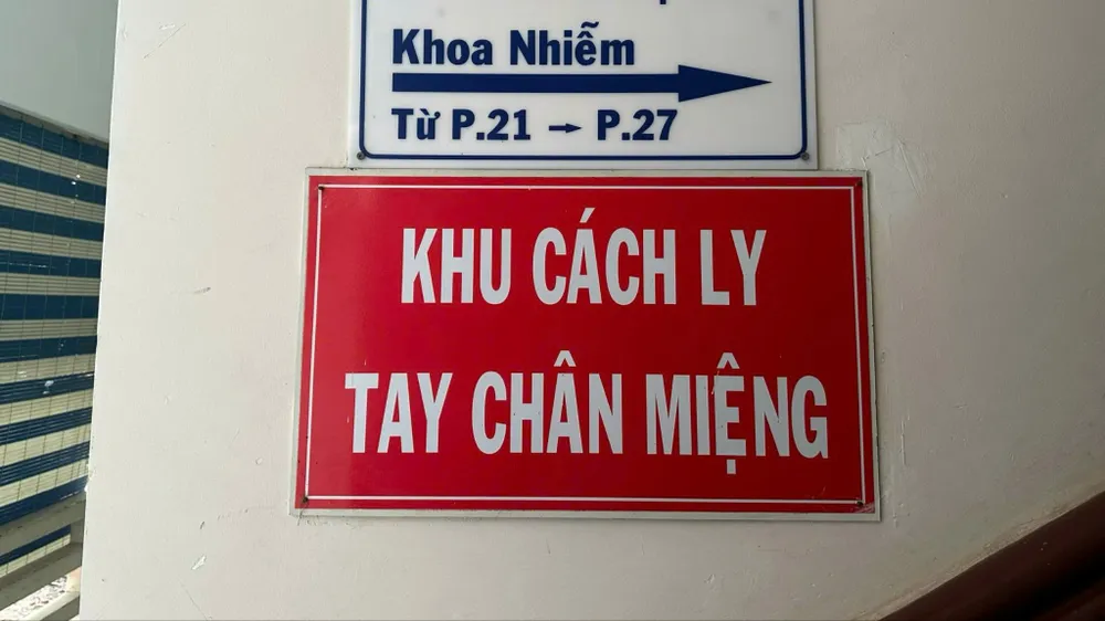 TPHCM có 858 ca mắc tay chân miệng trong một tuần