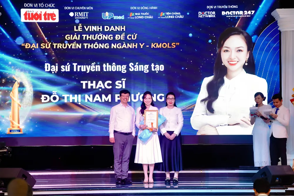 ThS Đỗ Thị Nam Phương, Bệnh viện Đại học Y Dược TPHCM được vinh danh đề cử Đại sứ truyền thông sáng tạo