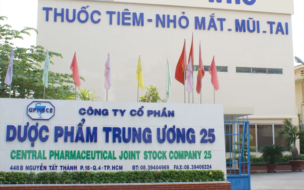 Công ty Cổ phần Dược phẩm TW25 bị xử phạt vì kê khai không đúng giá bán