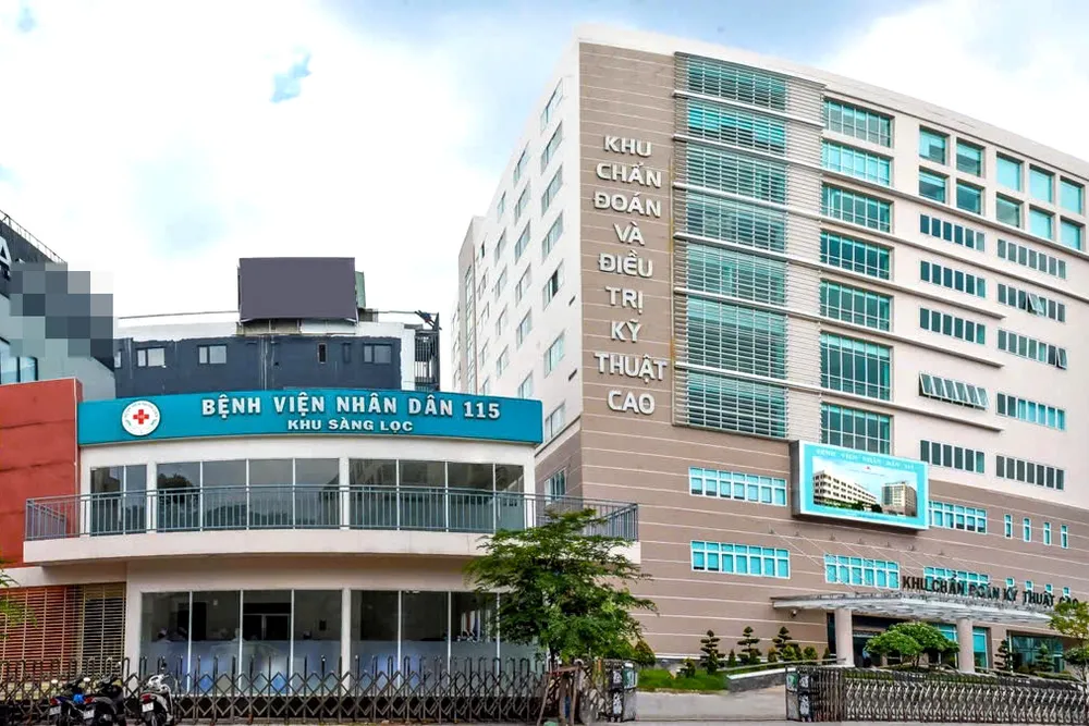 Một góc cơ sở Bệnh viện Nhân dân 115