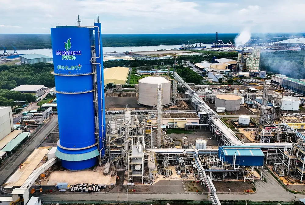 Nhà máy Đạm Phú Mỹ đặt tại phường Phú Mỹ, TPHCM