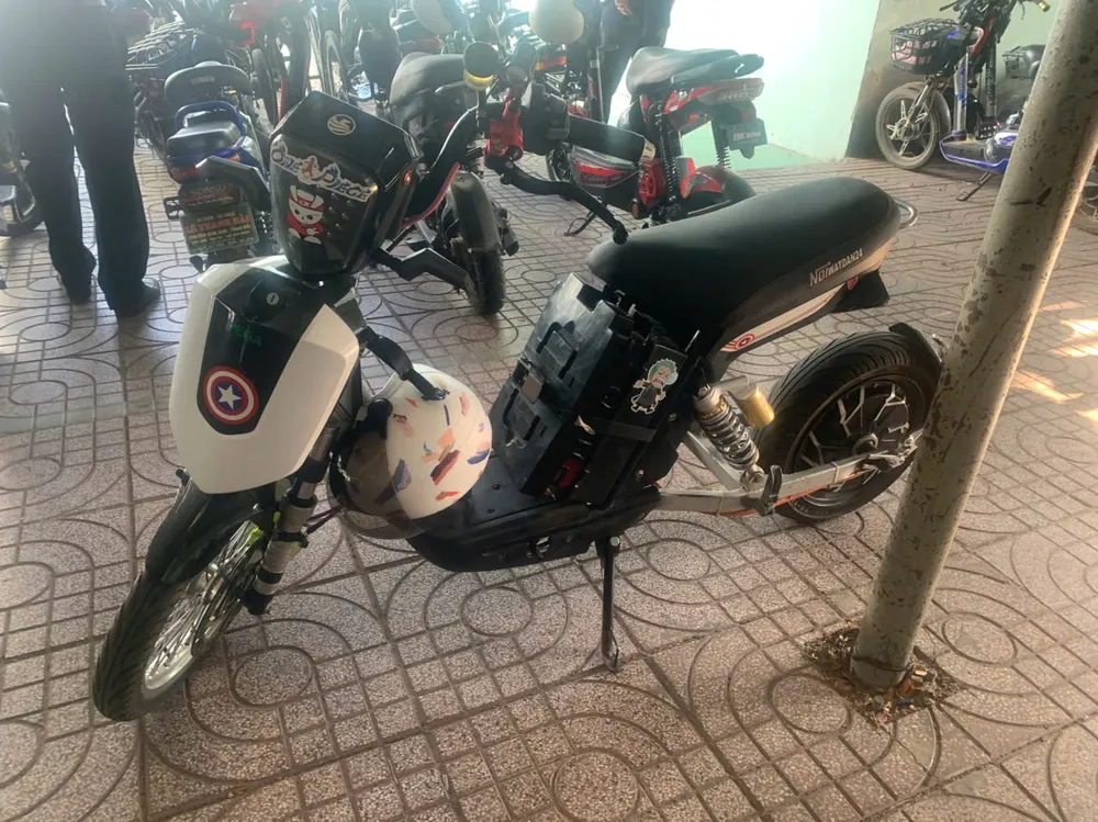 Một phương tiện xe đạp điện đã được độ phuộc