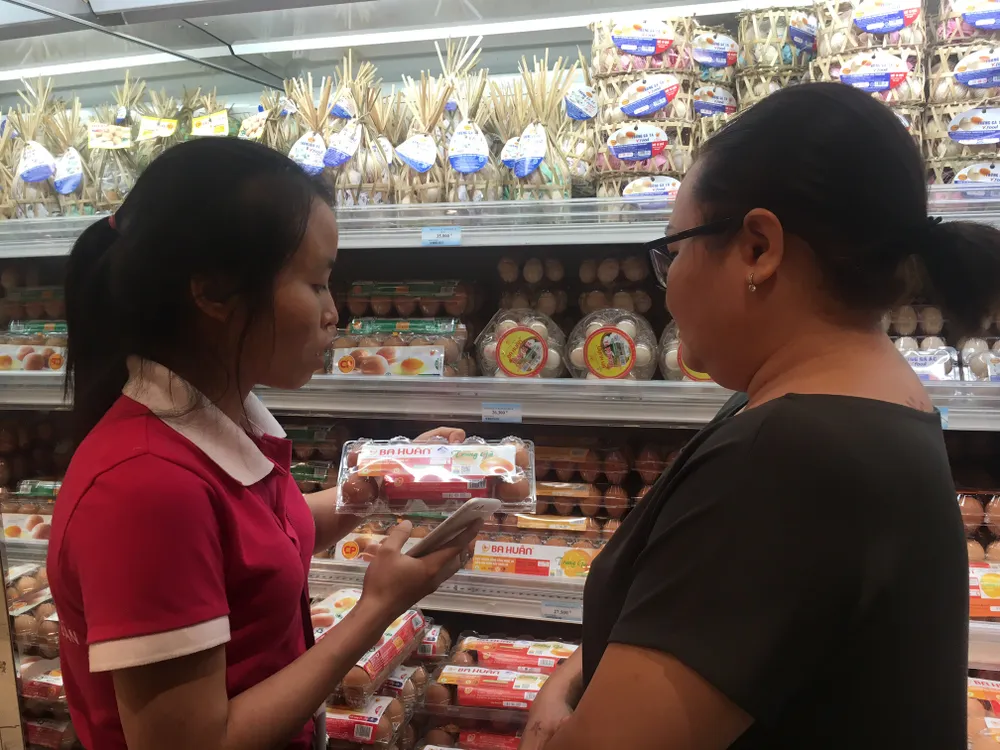 Trứng có truy xuất nguồn gốc thu hút khách hàng ảnh 1