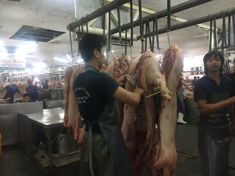 Chợ “vỡ trận”, heo không đeo vòng vẫn vào ảnh 1