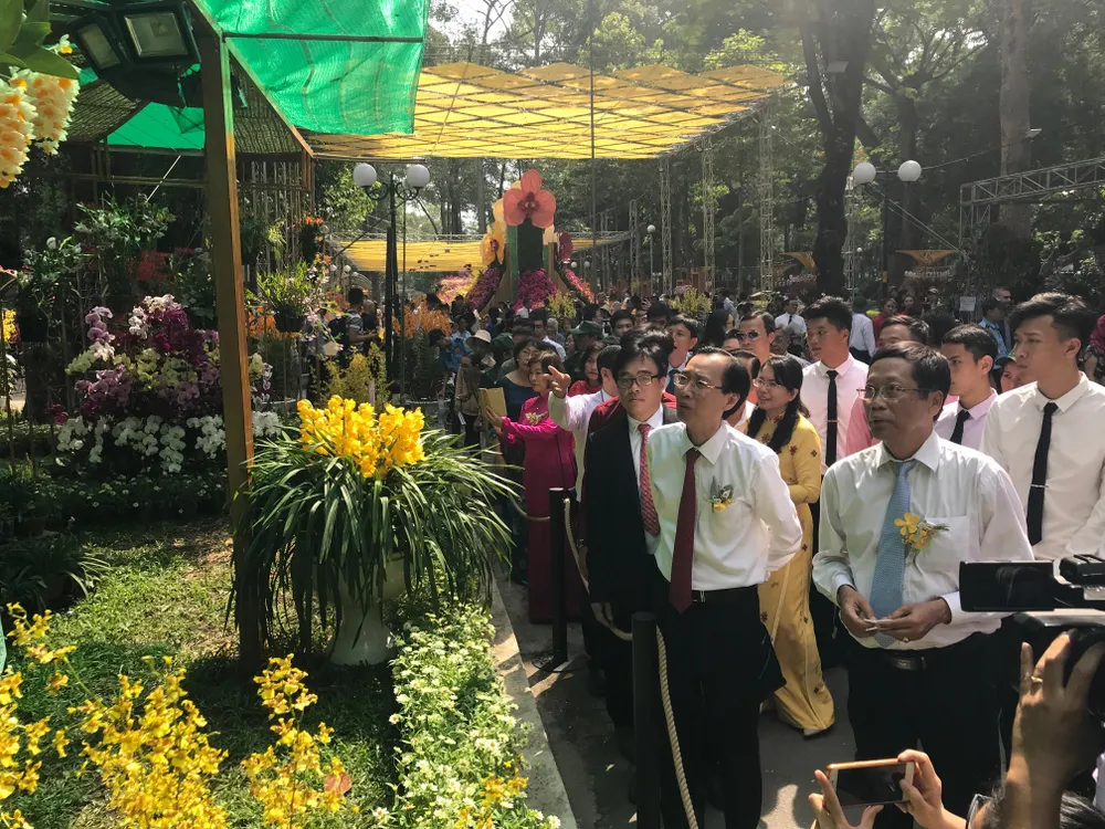 Khai mạc Festival hoa lan TPHCM ảnh 1