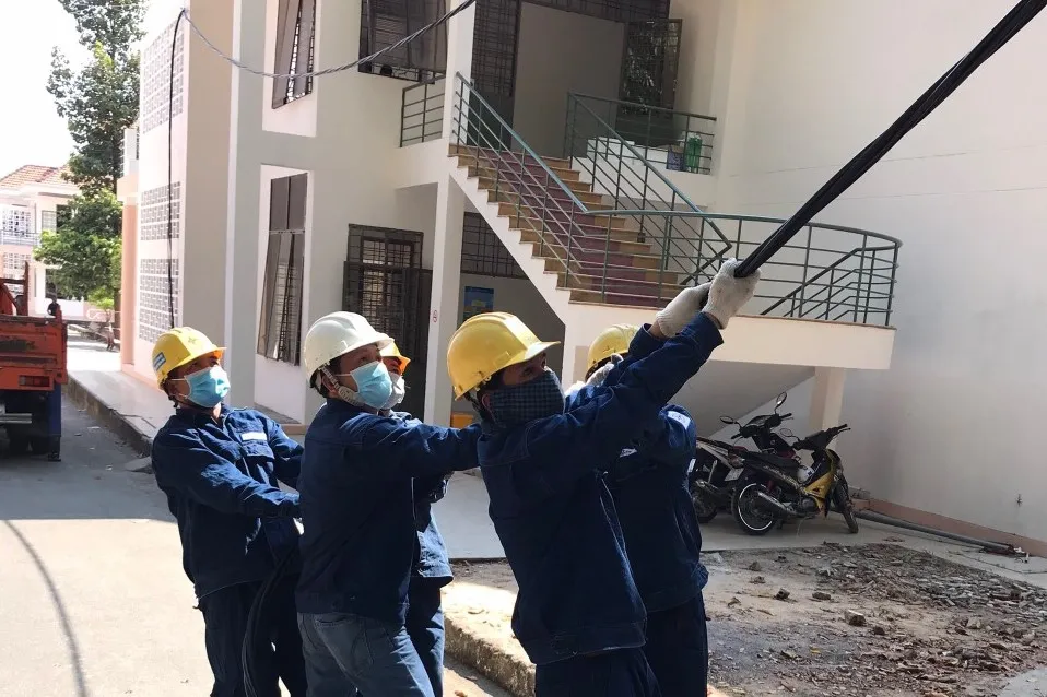 Hoàn thành công trình điện cho giai đoạn 3 của Bệnh viện bệnh lý hô hấp cấp tính ở huyện Củ Chi ảnh 2