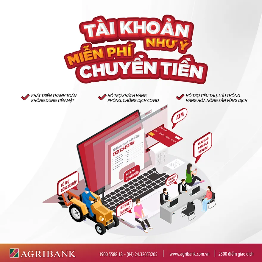 Tài khoản như ý – Miễn phí chuyển tiền ảnh 2