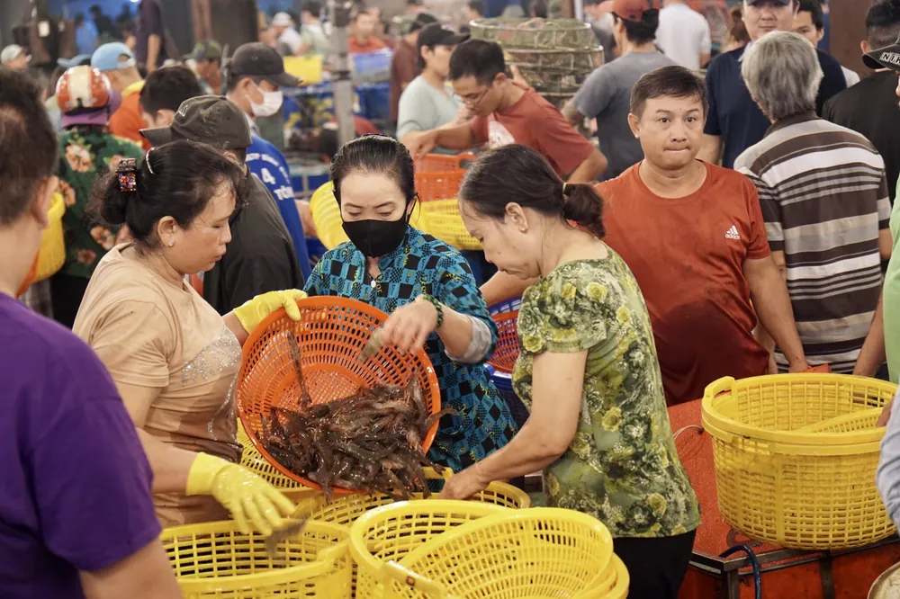 Bộ trưởng Bộ NN- PTNT đi thị sát chợ đầu mối Bình Điền ảnh 6