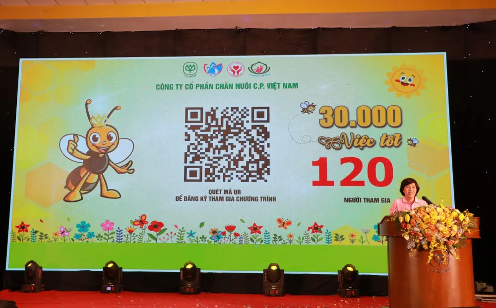 Chủ tịch Quỹ hỗ trợ từ thiện CPV phát động chương trình 30.000 việc tốt Chủ tịch Quỹ hỗ trợ từ thiện CPV phát động chương trình 30.000 việc tốt