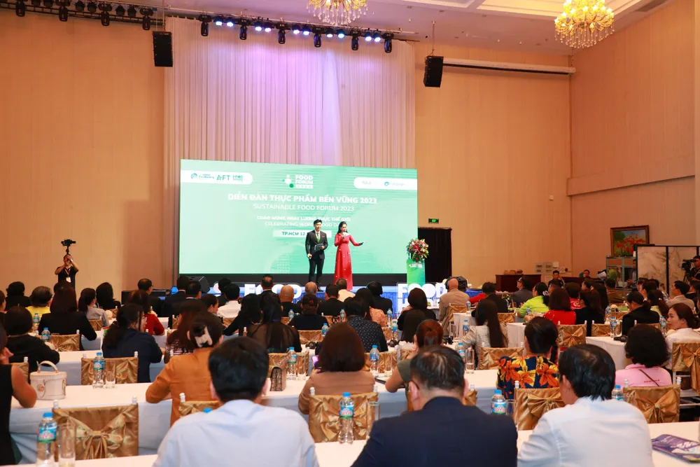 Diễn đàn Thực phẩm Bền vững 2023 diễn ra tại Trung tâm hội nghị Pavillon