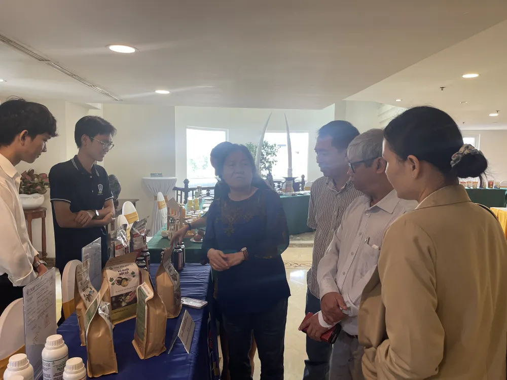 Nhiều dự án sử dụng sản phẩm được tái chế từ nông nghiệp trưng bày tại cuộc thi