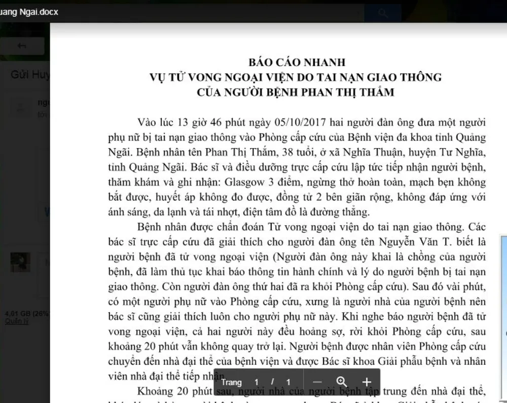  Bệnh viện nói gì trước thông tin “nạn nhân TNGT chưa tử vong bị đẩy vô nhà xác“?  ảnh 2