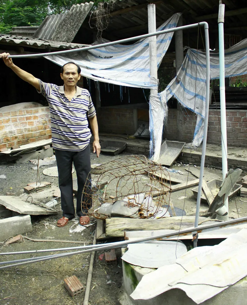 Hàng trăm hộ dân sống chung với ô nhiễm từ làng nghề bún ảnh 2