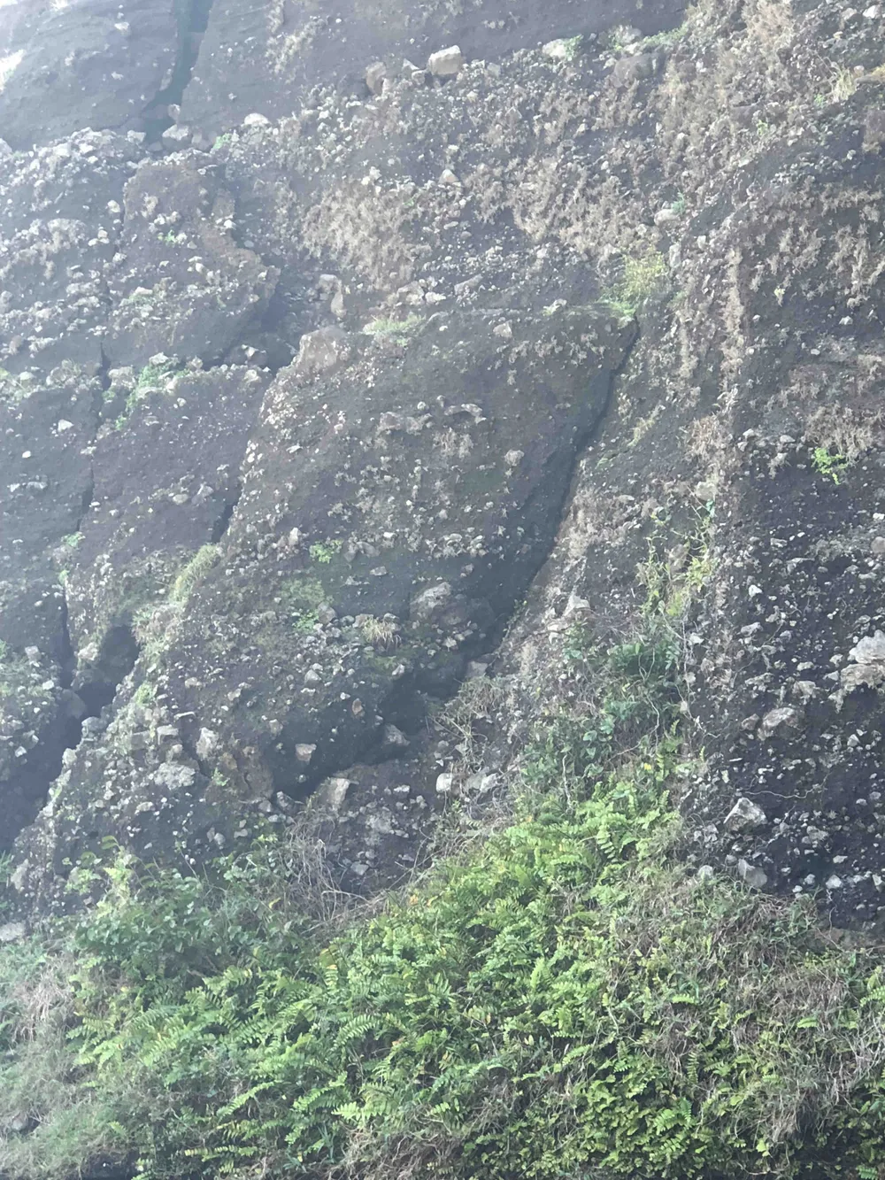 Sạt lở Chùa Đục và núi Giếng Tiền ở Lý Sơn  ảnh 2